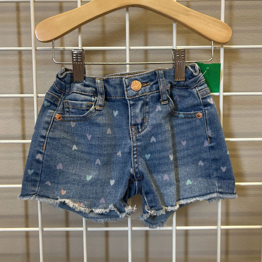 Cat & Jack Denim Heart Shorts - 4/5
