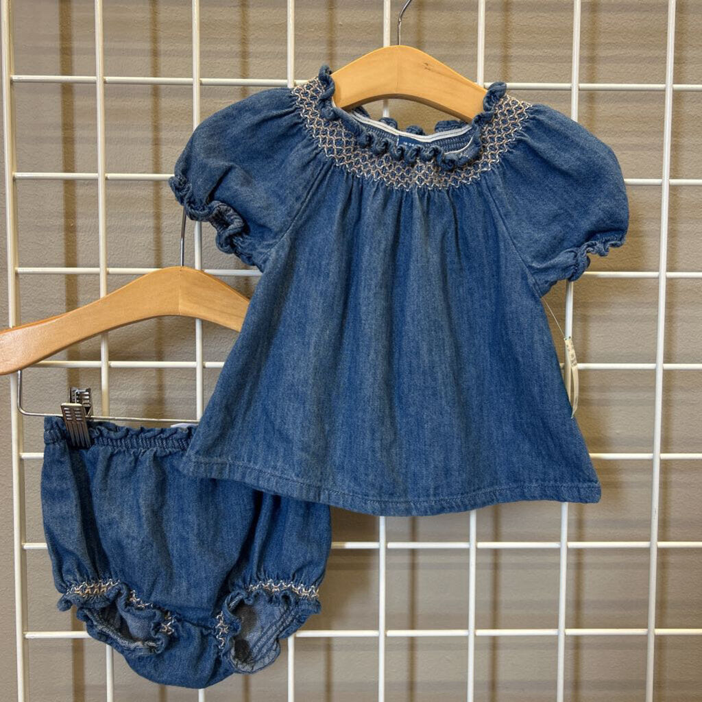Old Navy Chambray Two Pc Set - 18/24m