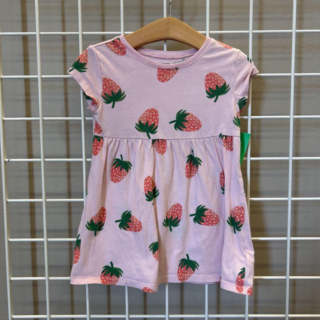 Old Navy Strawberry SS Dress - 2T