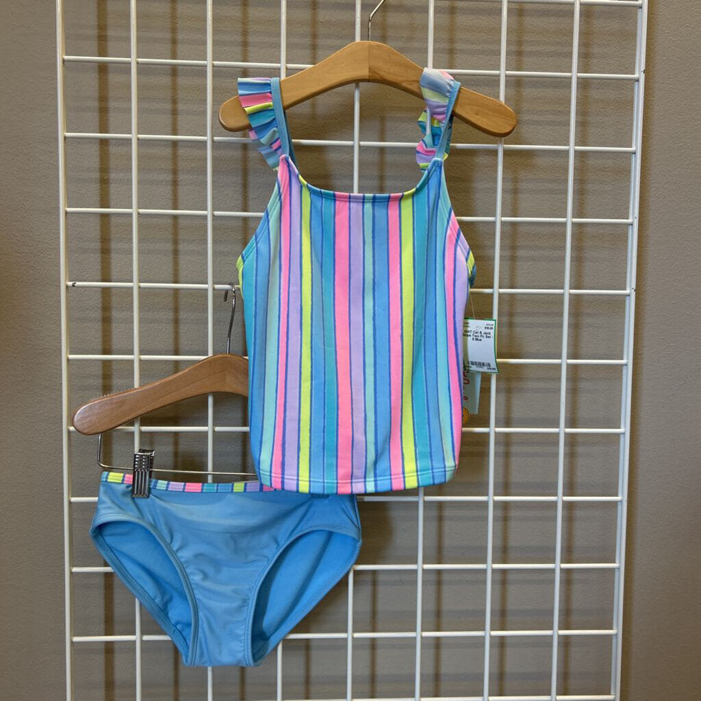 NWT Cat & Jack Stripe Two Pc Set - 8