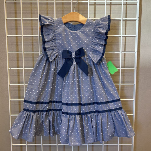 Iris & Ivy Dots/Ruffle Tank Dress - 3T