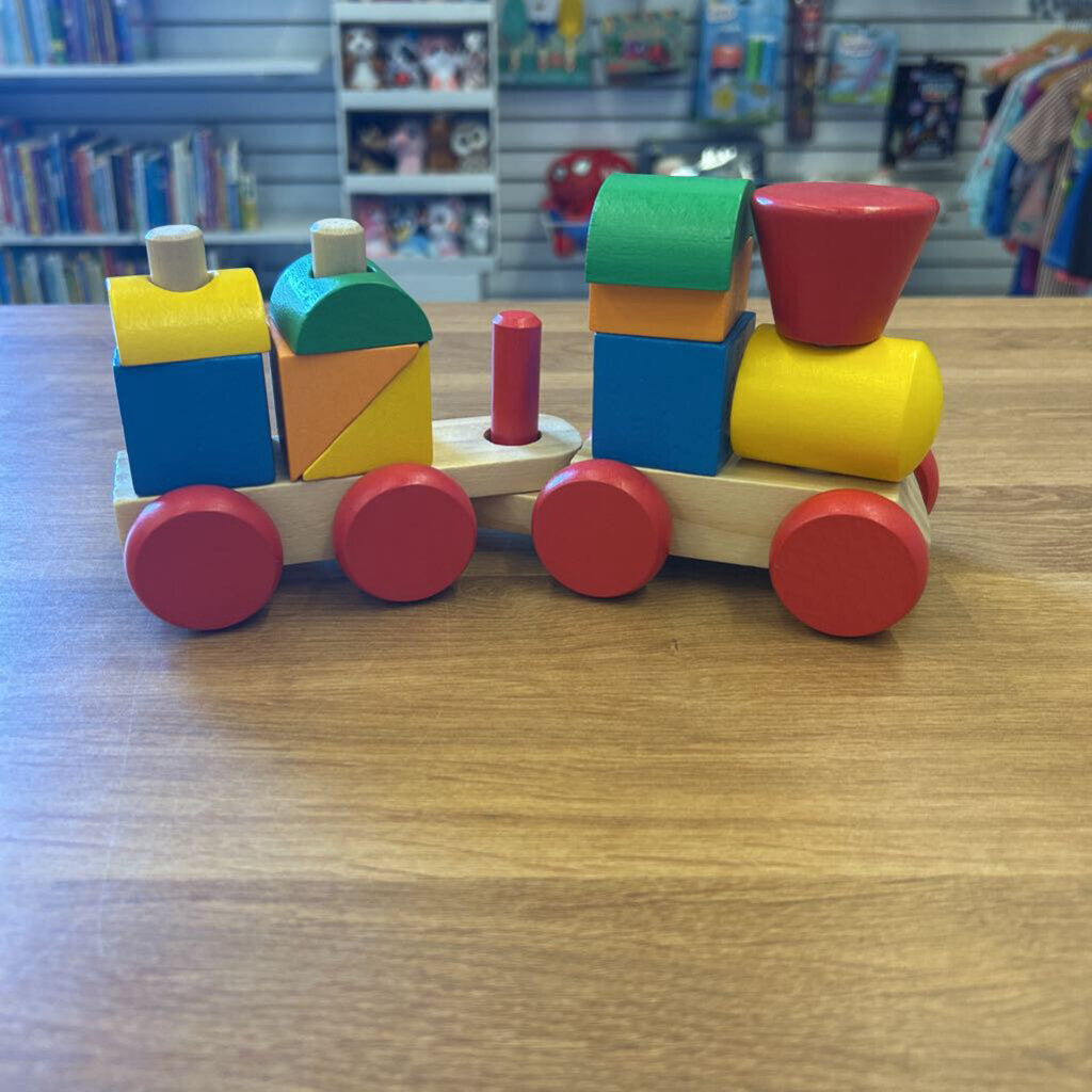 Melissa & Doug Wood Train (missing some pieces)