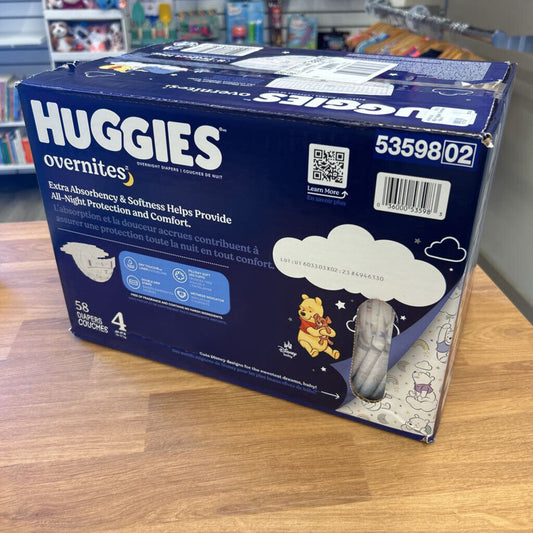 NEW Huggies Overnites - Size 4