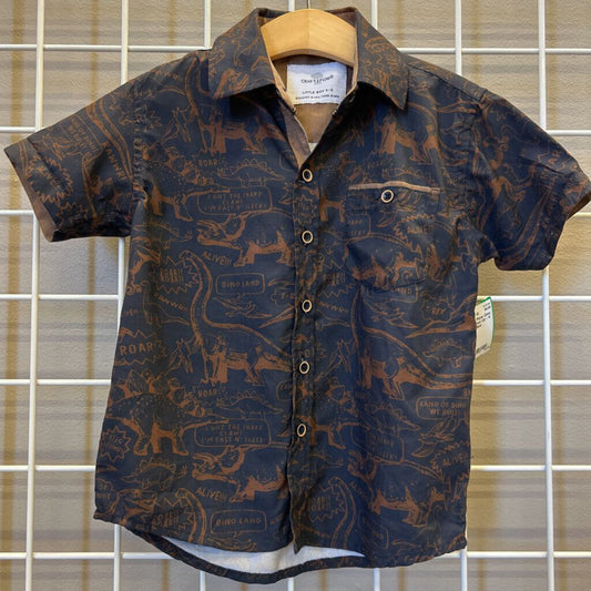 Craft + Flow Dino SS Button Up - 4