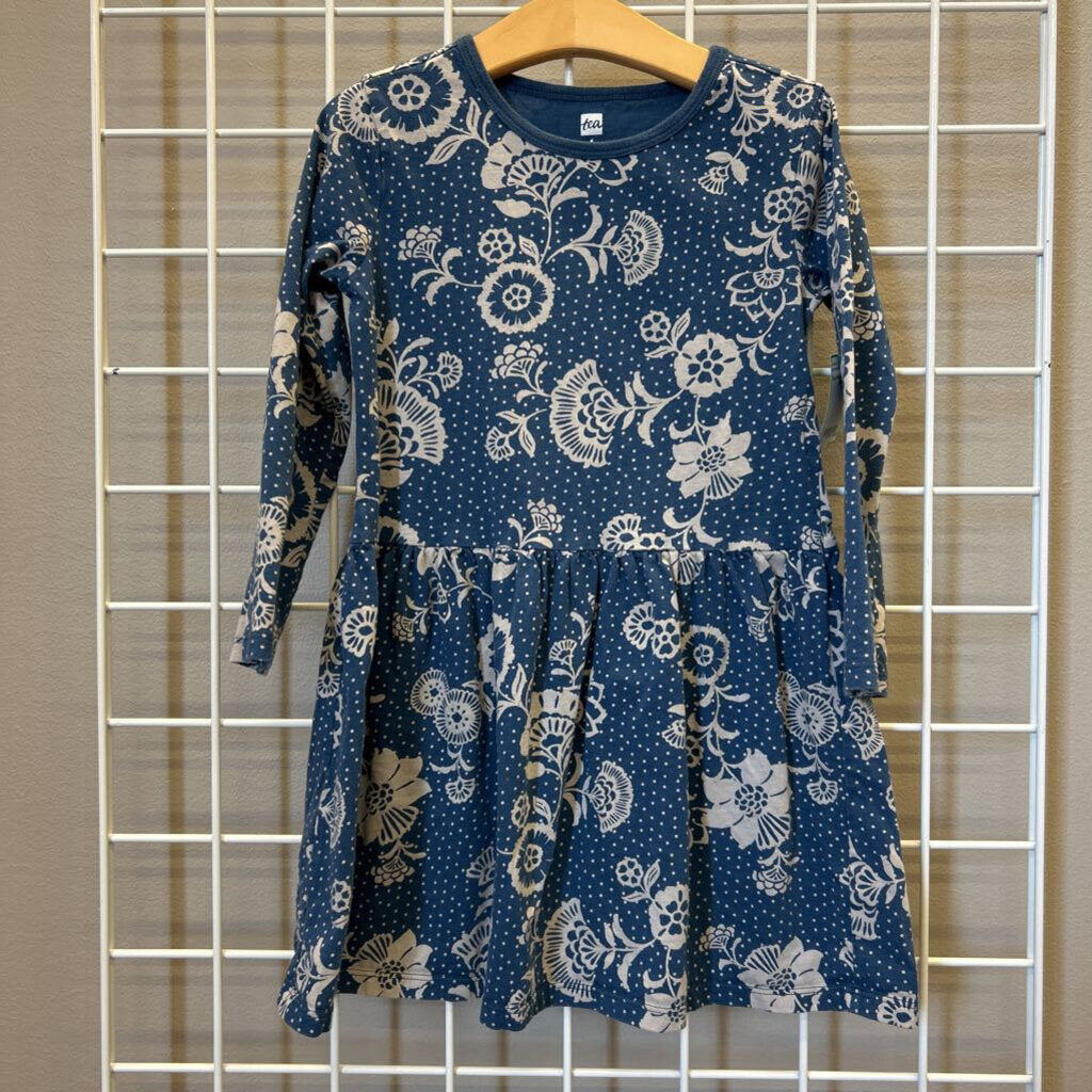 Tea Floral LS Dress - 6