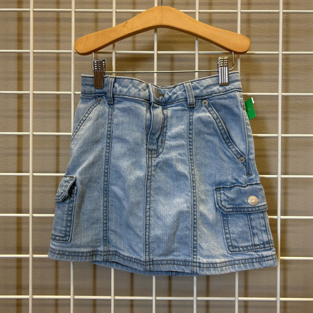 Cat & Jack Cargo Denim Skirt - 8
