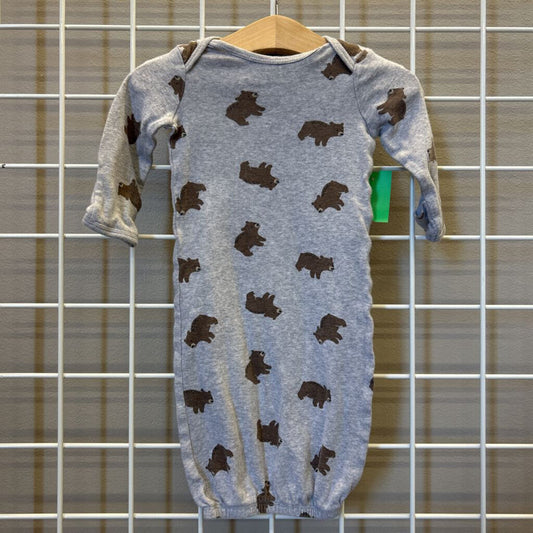 Carter's Bear Sleeping Gown - 0/3m