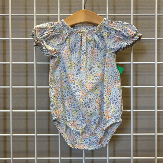 Osh Kosh Flower SS Onesie - 6m