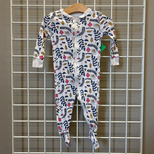 Dip Floral Zip Sleeper - 6/12m