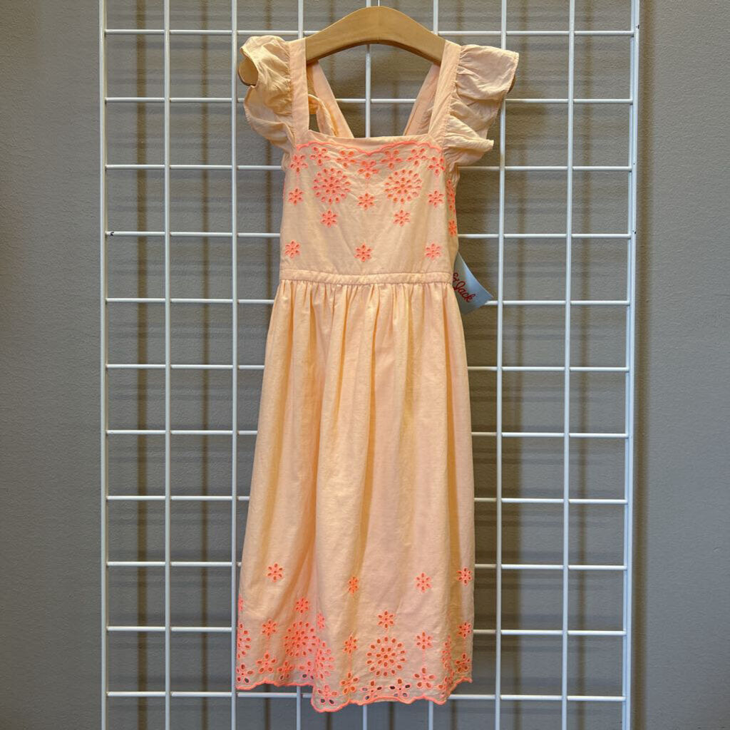 NWT Cat & Jack Eyelet Tank Dress - 6/6x