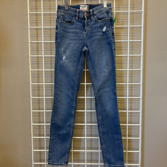 Abercrombie Kids Distressed Super Skinny Jeans - 11/12 Slim