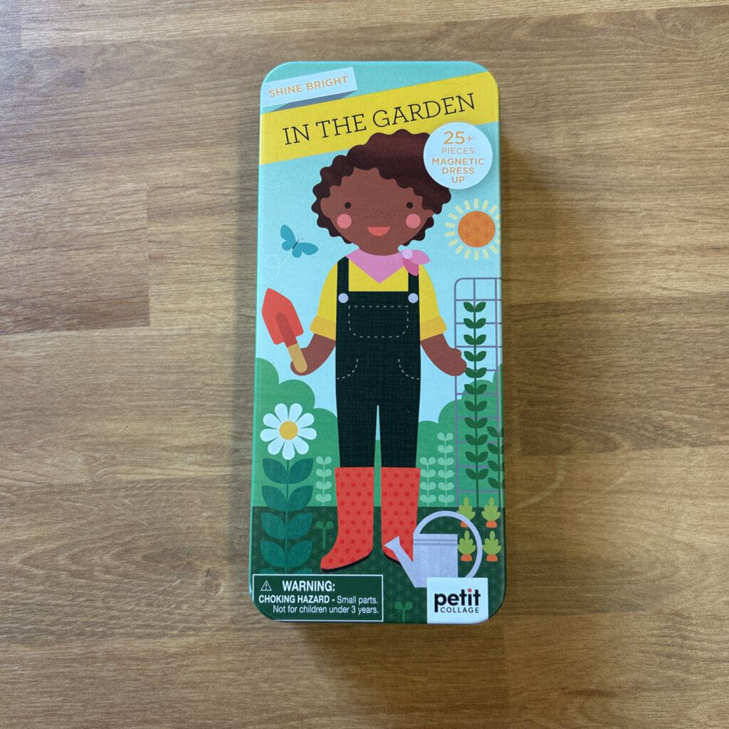 Petit Collage In The Garden Magnetic Dress Up