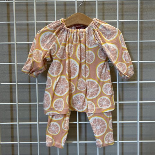 Milkbarn Citrus Two Pc Set - 6/12m