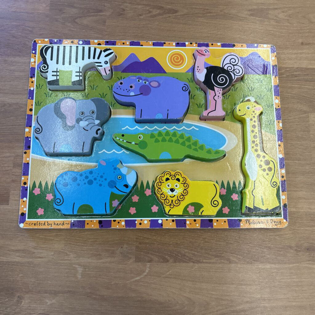 Melissa & Doug Safari Wood Puzzle