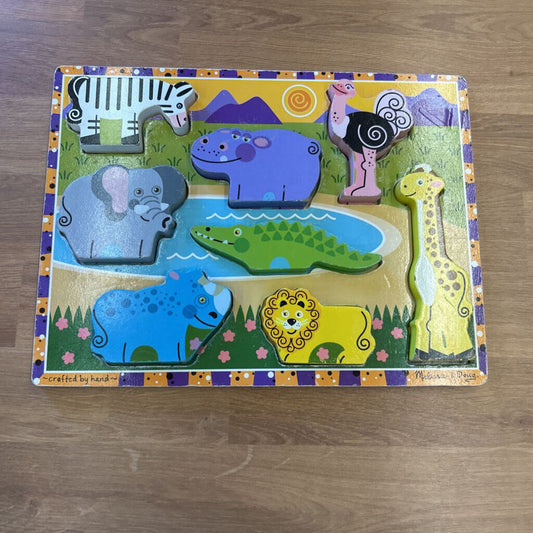 Melissa & Doug Safari Wood Puzzle