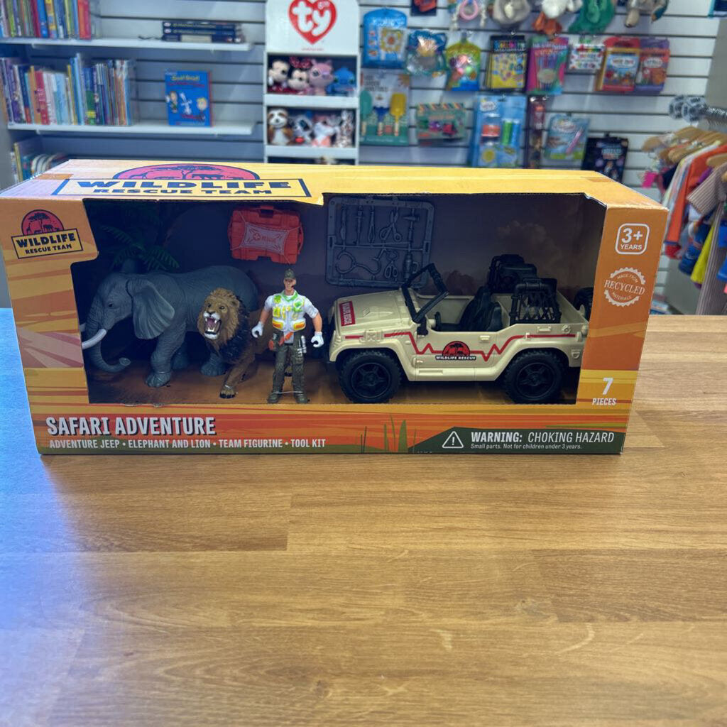 NEW Widlife Rescue Team Safari Adventure Set