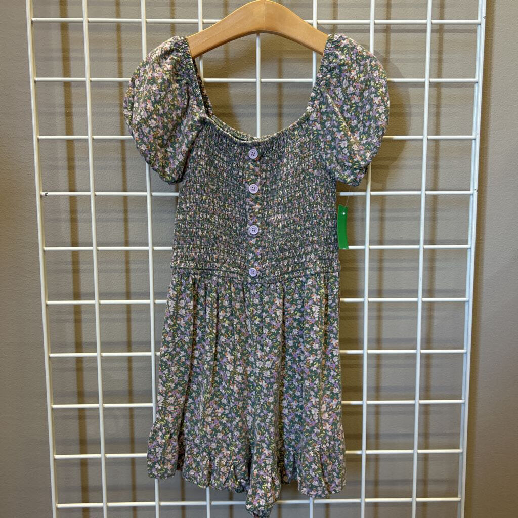 Art Class Floral SS Romper - 7/8