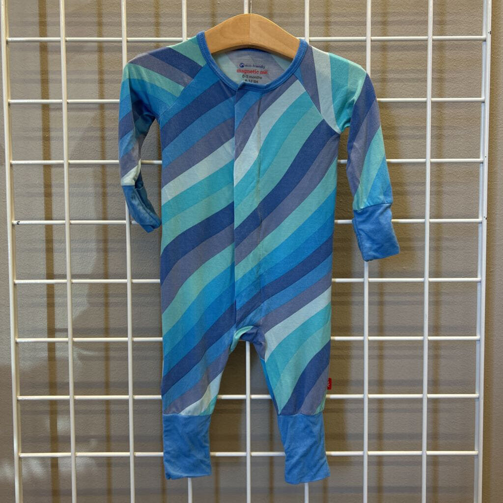 Magnetic Me Modal Stripe Sleeper - 0/3m