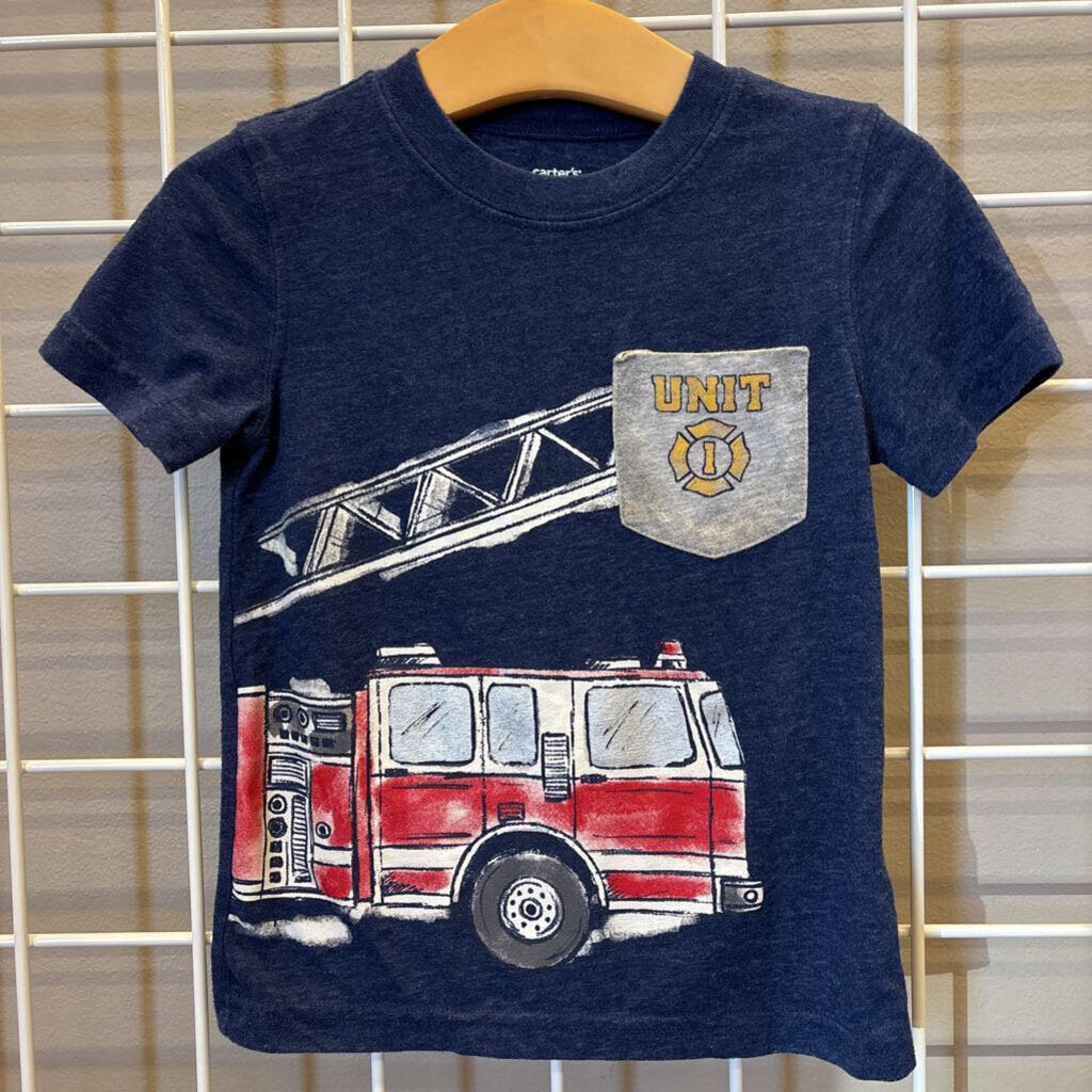 Carter's Firetruck SS Tee 2T