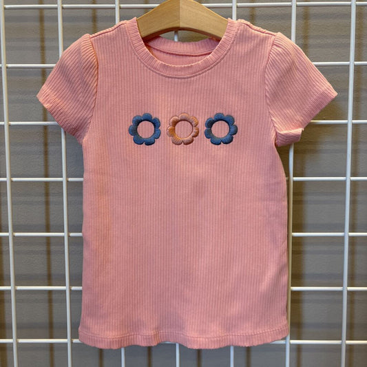 Pekkle Ribbed Daisy SS Tee - 5