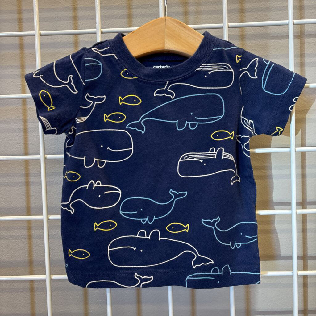 Carter's Whale SS Tee - 6m