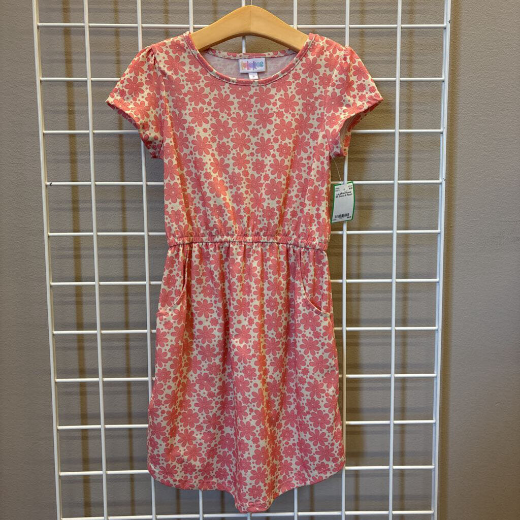 LuLaRoe Flower SS Dress 8
