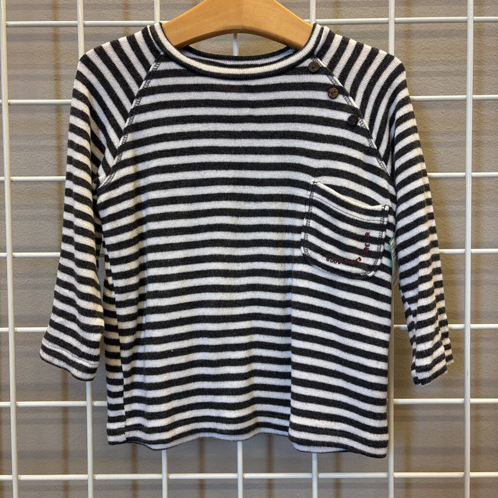 Zara Stripe Soft LS Sweater 2/3