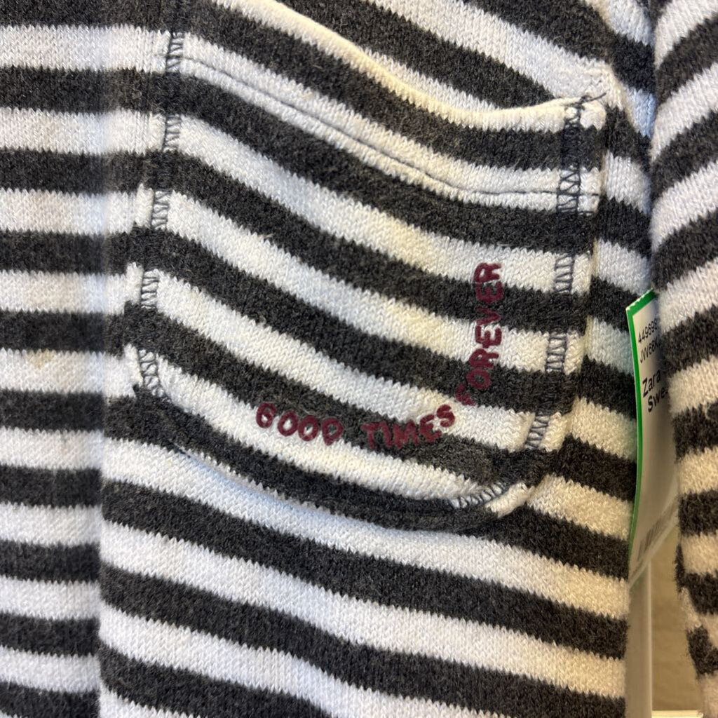 Zara Stripe Soft LS Sweater 2/3