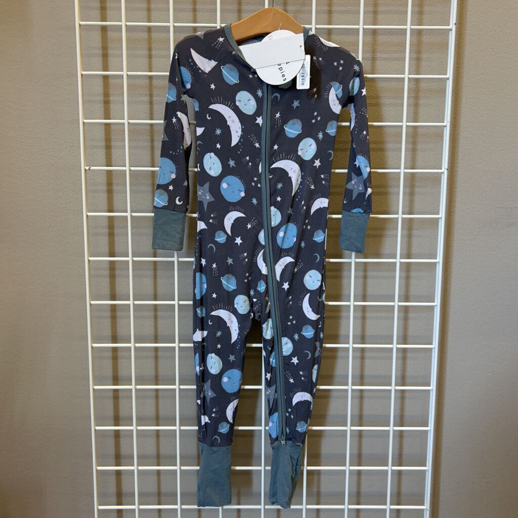 NWT Little Sleepies Space Sleeper 18/24m