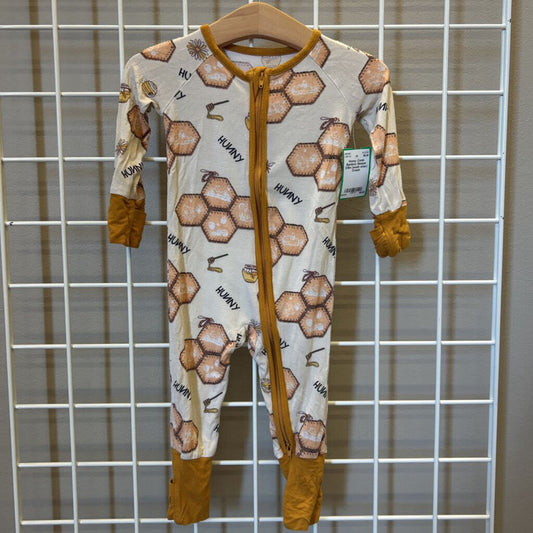 Honey Comb Bamboo Sleeper 3/6m (wash wear)
