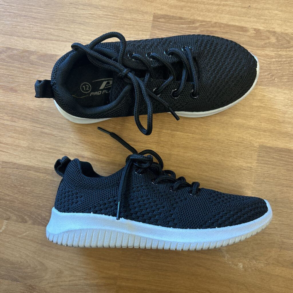 Pro Player Black Knit Sneakers - 12