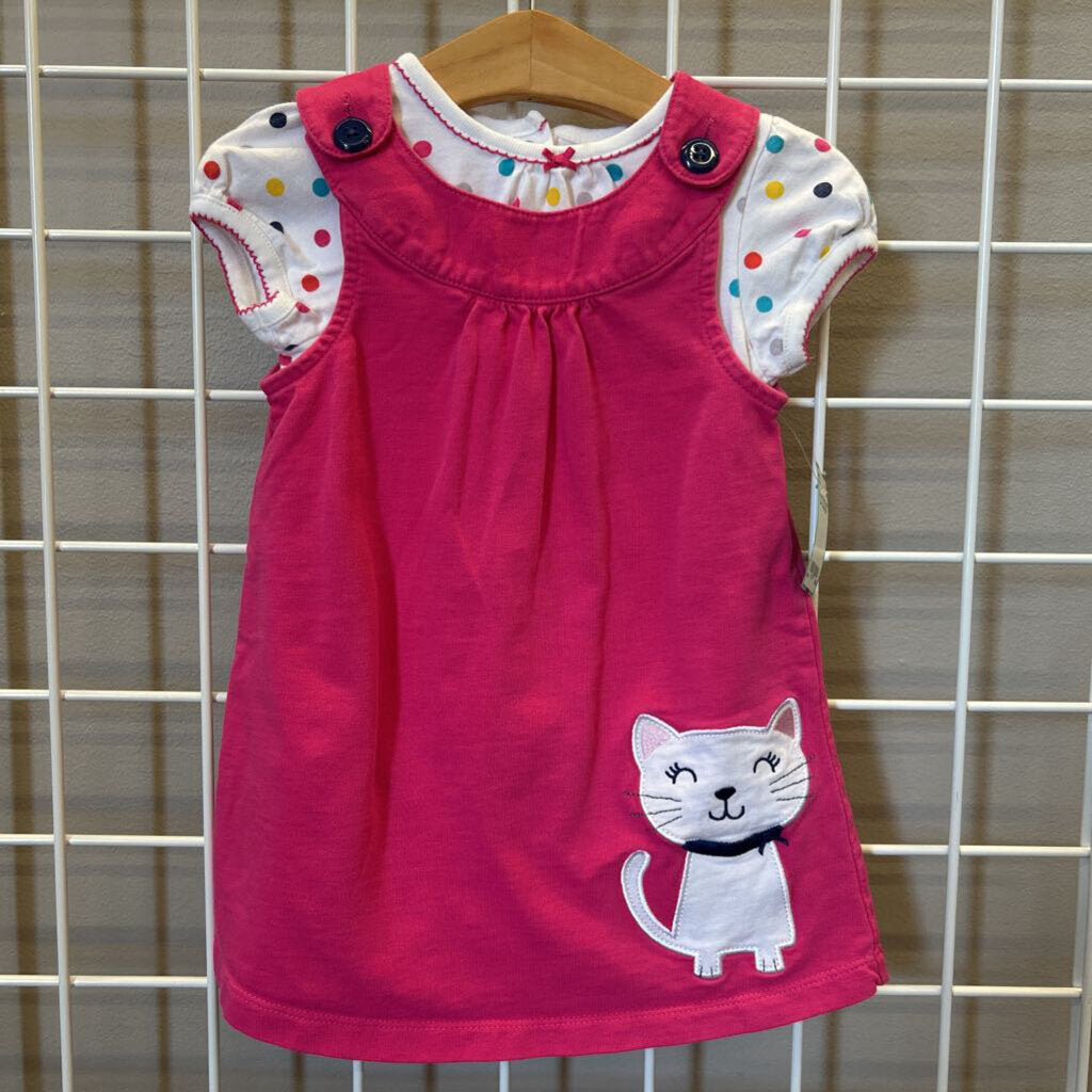 Carter's Cat Dress Set - 24m