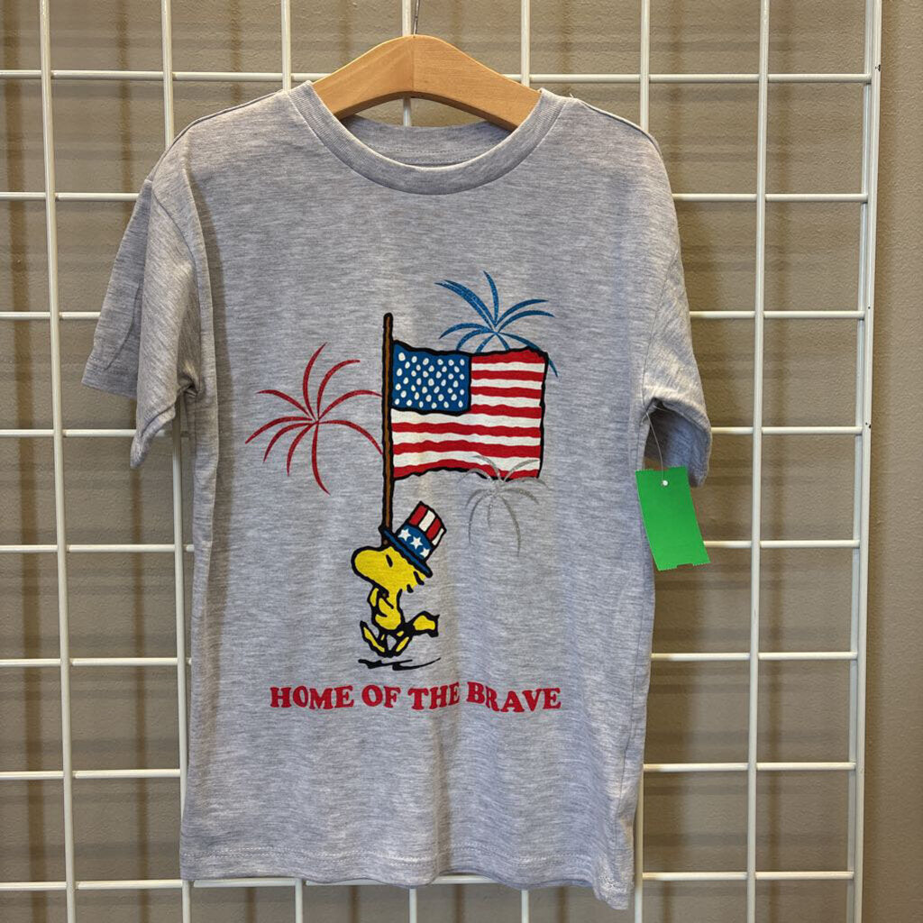 Peanuts 4th of July SS Tee ~ 5/6