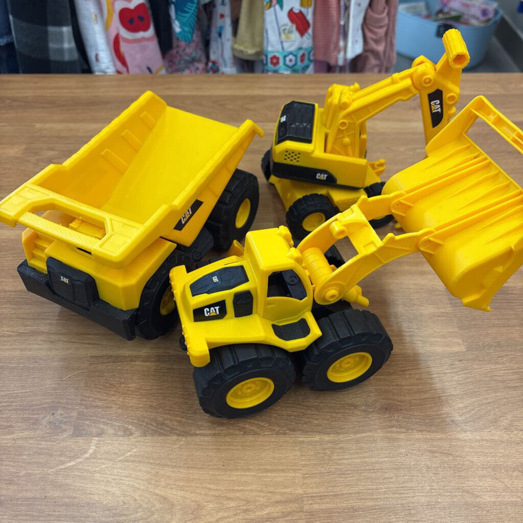 Set of 3 CAT Construction Vehicles
