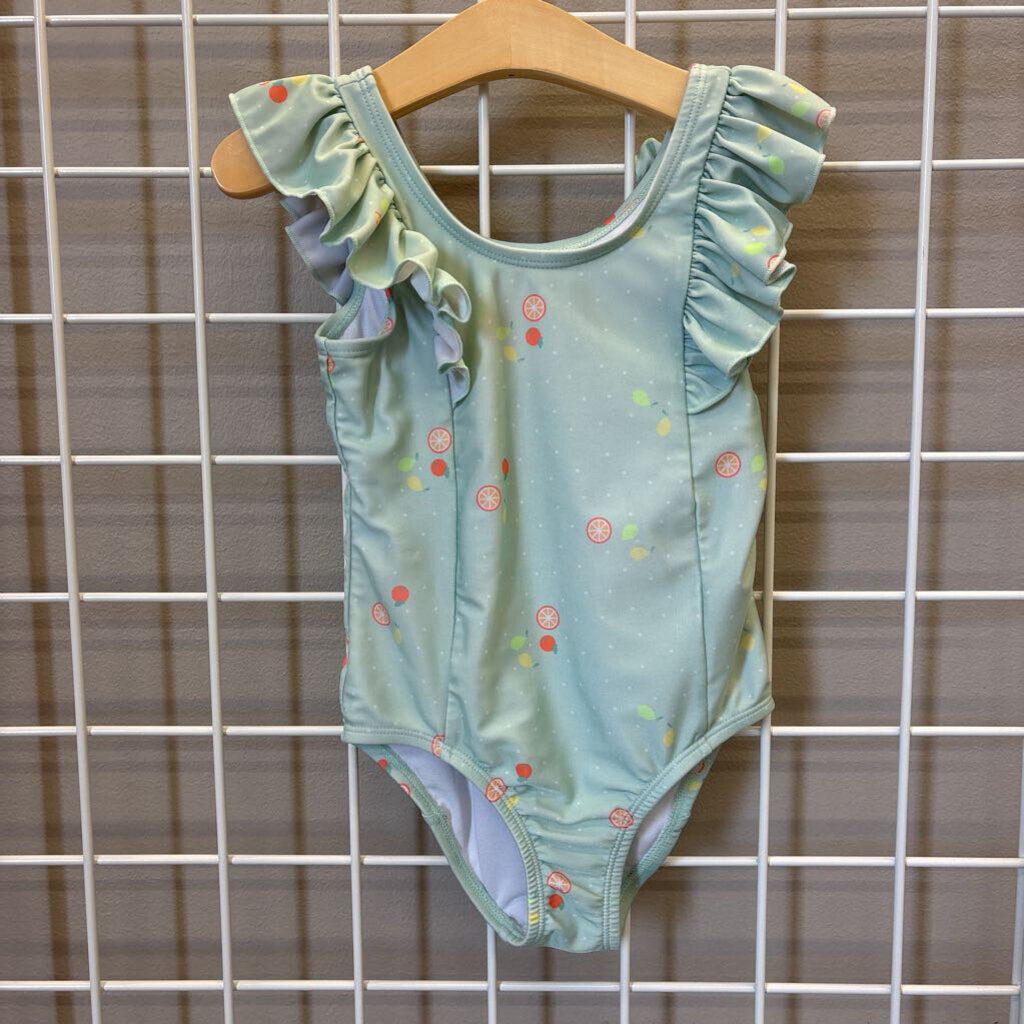 Cat & Jack Citrus One Pc Swim - 4T