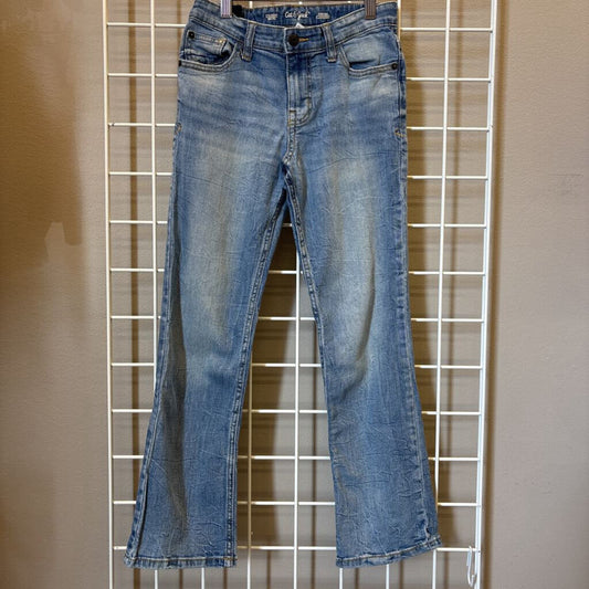 Cat & Jack Distressed Straight Jeans - 12