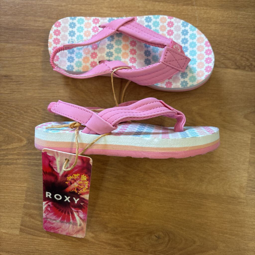 NWT Roxy Pink Flip Flops - 7
