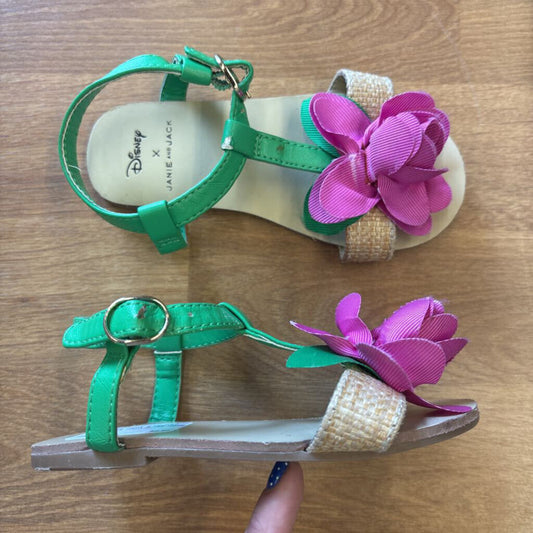 Janie & Jack x Disney Princess Flower Sandals - 7