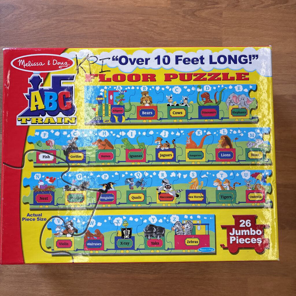 Melissa & Doug ABC Train Floor Puzzle