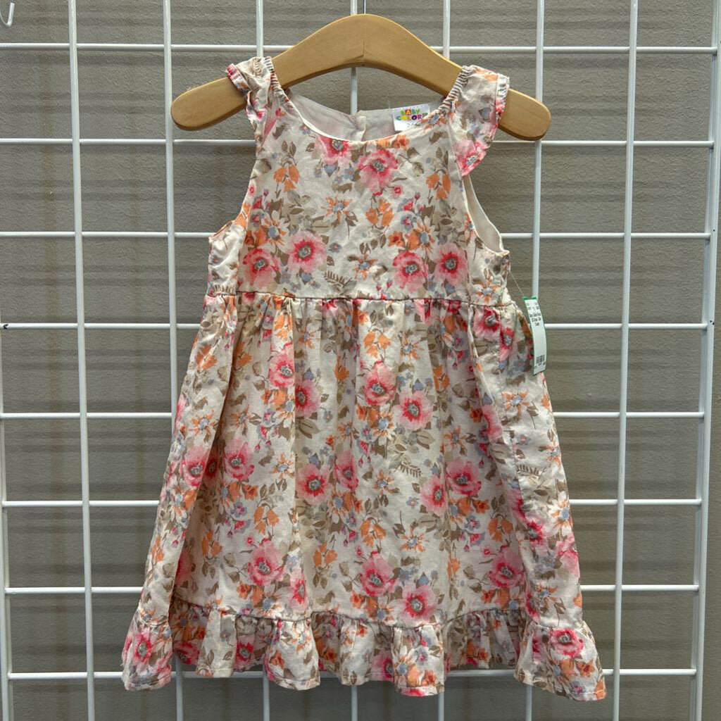Baby Colors Floral SS Dress - 24m
