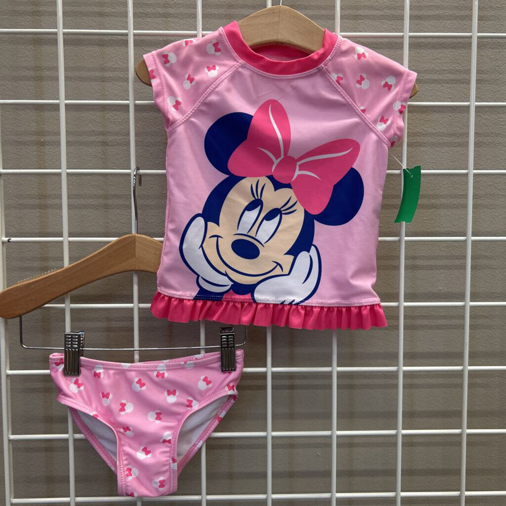 Disney Baby Minnie Two Pc Swim - 18m