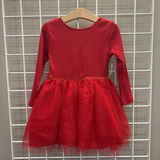 H&M LS Tulle Shimmer Dress 3/4T