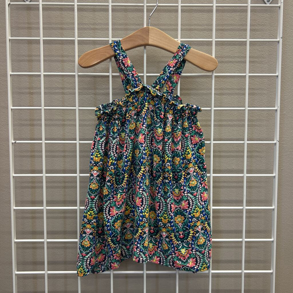 Old Navy Flower Cross Tank Dress 18/24