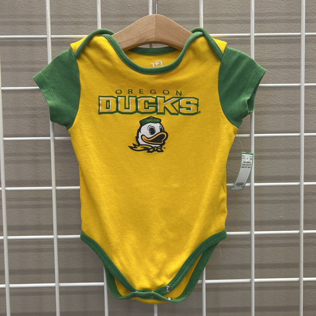 Team Athletics Oregon Ducks SS Onesie 18m