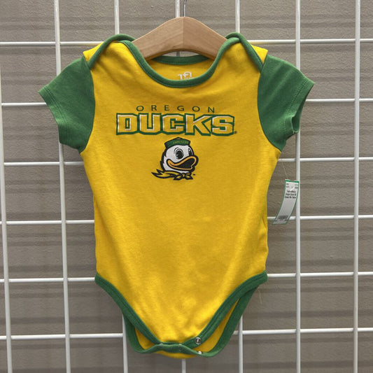 Team Athletics Oregon Ducks SS Onesie 18m
