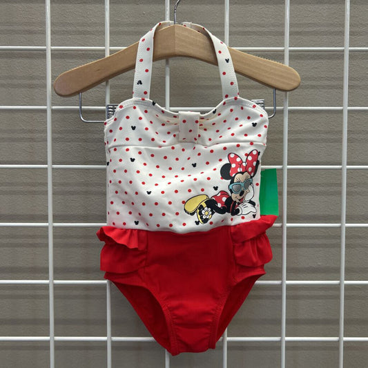 Disney Minnie Poka Dot One PC 6/9m