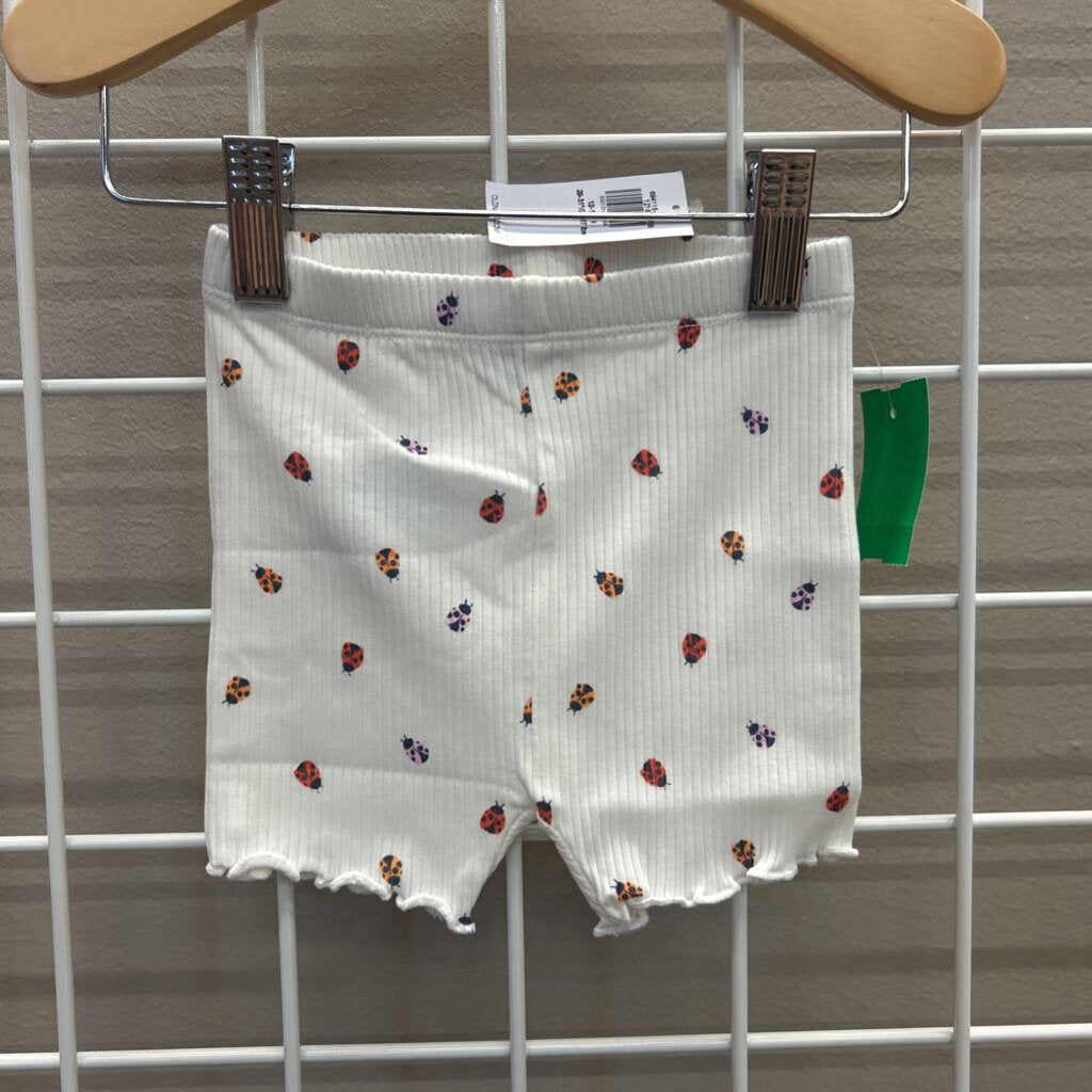 NWT Old Navy Lady Bug Soft Short 12/18m