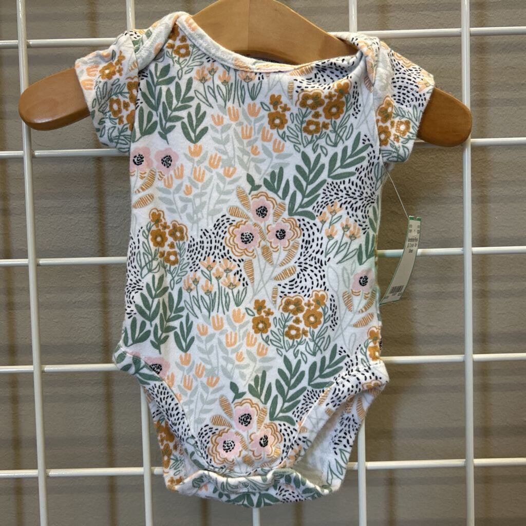 Nordstrom Floral SS Onesie - 3m