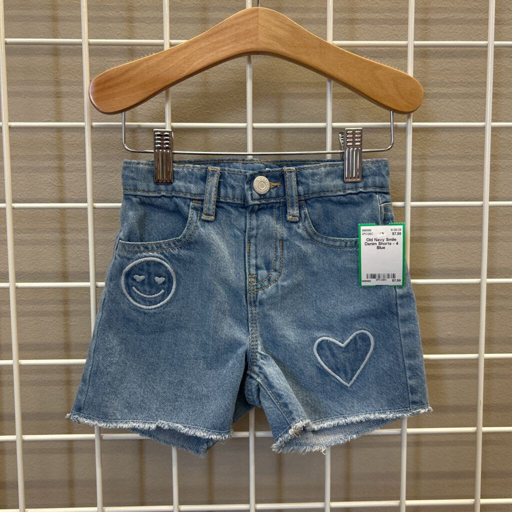 Old Navy Smile Denim Shorts - 4