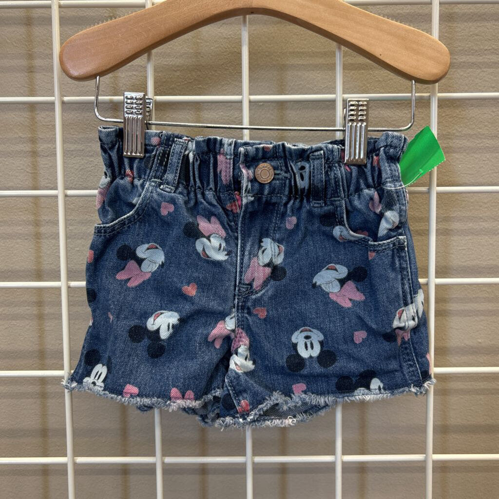 Baby Gap Minnie Denim Shorts - 4